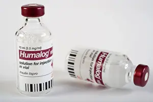 Medicines Prints: Humalog insulin lispro 10 ml bottles