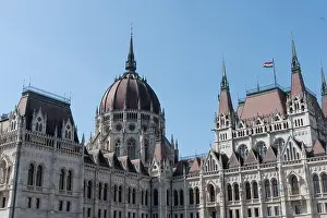 Budapest Prints: Hungarian Parliament Building with its central dome