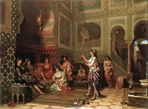 Painter Prints: Huysmans Jan Baptiste - Jugglers in the Harem 1