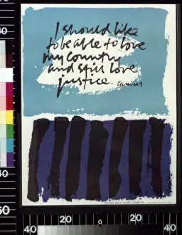 Committee Prints: I should like to be able to love my country and still love justice