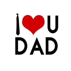 I love you Dad father's day card