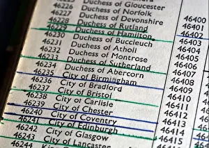 1962 Prints: Ian Allan train spotting book (1961/1962) with spotted locomotives underlined