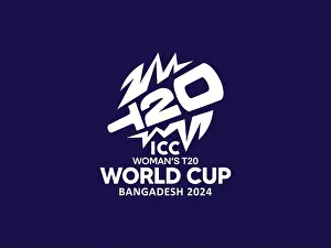Wicket Prints: ICC Women's T20 World Cup logo 2024