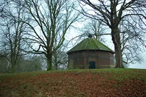 Autumn Leaves Prints: An Ice House in Home Park, Hampton Court Park