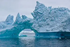 Iceberg Prints: Iceberg arch in Disko Bay, Ilulissat, West Greenland