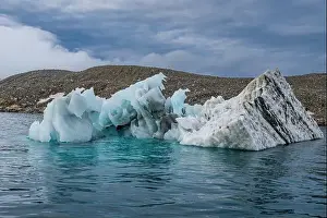 Outdoor Travel Prints: Iceberg on Belcher island, Devon island, Nunavut, Canadian Arctic, Canada, North America