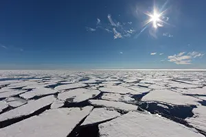 North Pole Prints: Icebreaker in Barents sea, Svalbard, Norway