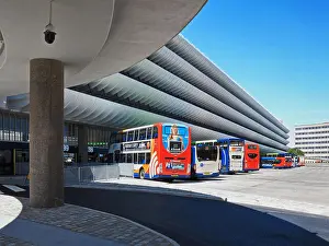 The iconic brutalist architecture of Preston Bus Station