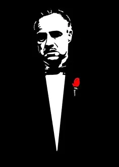 Mafia Prints: İconic movie poster the godfather