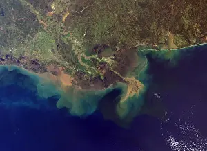 Plume Prints: IDL TIFF file Mississippi River Delta and Sediment Plume