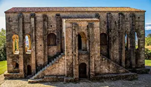 Christian Church Prints: Iglesia de Santa María del Naranco. Oviedo, Asturias, Spain