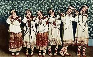 Actresses Prints: Igor Stravinskys Rite of Spring (The Adolescents) - original production at the Théâtre des Champs Elysées