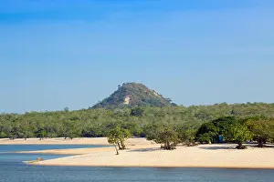 Alter Prints: Ilha do Amor (love island) and beach in Alter do Chao, Brazilian Amazon