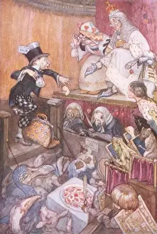 Little Girl Prints: Illustration by A.E. Jackson Alice's Adventures in Wonderland