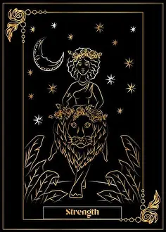 Tarot Prints: the illustration - card for tarot