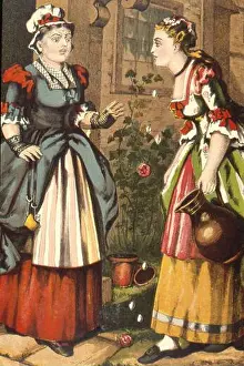 Tale Prints: Illustration of the fairy tale Diamonds and Toads by Charles Perrault