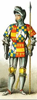 1400s Prints: This illustration shows Richard Neville