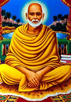 Guru Prints: Illustration of Sree Narayana Guru 1856-1928 a Spiritual Leader
