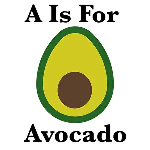 Avocado Prints: Illustrations of an Avocado