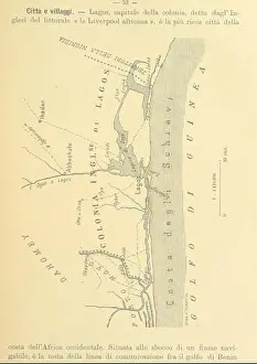 This image from the 1889 publication Possedimenti e protettorati Europei in Africa presents detailed information