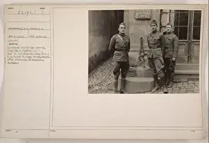 Clerk Prints: The image depicts the Division Munitions Office of the 90th Division in Berncastle