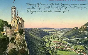 Baden Wurttemberg Prints: An image or description of Schloss Lichtenstein