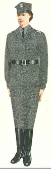 Gender Prints: This image features a female air force officer of the Polish People's Army (LWP)