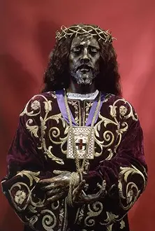 Crown Of Thorns Prints: IMAGEN DEL CRISTO DE MEDINACELI - SIGLO XVII
