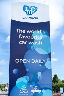 Lee Hudson Photography Prints: IMO car wash sign board. The world's favourite car wash sign