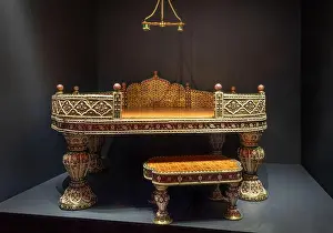 Gilded Prints: Imperial Treasury Section of Topkapi Palace, Istanbul, Turkey