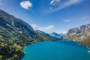 Sunny Weather Prints: The Improbable aerial landscape of village Molveno