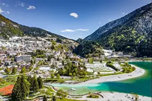 Sunny Weather Prints: The Improbable aerial landscape of village Molveno