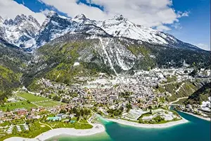 Sunny Weather Prints: The Improbable aerial landscape of village Molveno