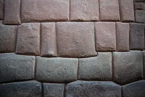 Latin American Prints: Incan Wall in Cusco Peru