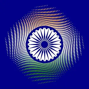 Constitution Prints: Independence Day of India. 15 August