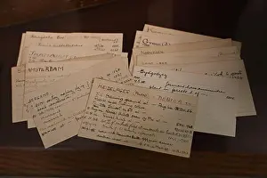 Enigma Prints: Index cards at Bletchley Park revealing German secret weapons - the V1 flying bomb