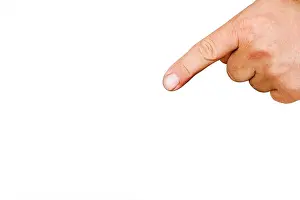 Upwards Prints: Index finger pointing