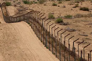 Guarding Prints: India Pakistan border in Rajasthan, India