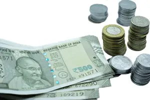 Paying Prints: Indian Currency Rupee Notes and Coin