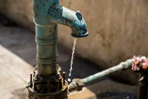 Water Pump Prints: Indian hand pump using to suck and bring ground