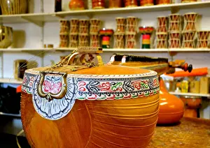 Instruments Prints: Indian instruments in a shop in Southall, outside London, England