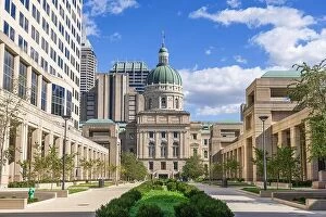 Images Dated 20th October 2018: Indiana State Capitol Building in Indianapolis, Indiana, USA