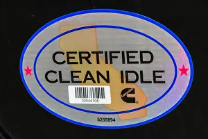 Idle Prints: Indianapolis - Circa February 2017: California Clean Idle Sticker