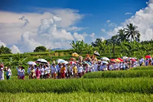 Leisure Time Prints: Indonesia, Island Bali, Yehembang