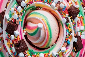 Indulge in a McFlurry- The Ultimate Dessert Blend of Ice Cream and Candy