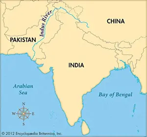 Arabian Sea Prints: Indus River