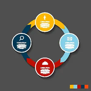 Infographic Templates for Business Vector Illustration