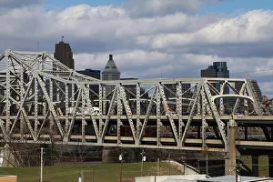 Repair Prints: infrastructure - Rust and damage to the Brent Spence Bridge that carries Interstates 71