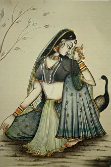 Peacock Prints: Inidan Mughal art