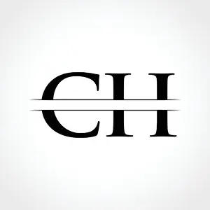 Letter C Prints: Initial CH Letter Logo With Creative Modern Business Typography Vector Template